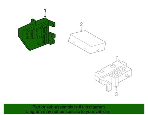 kia spectra er junction box|Genuine OEM 91950.